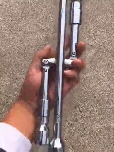 Folding Wrench Car Wheel Repair Tool Car Spare Tool Replacement nut tire folding cross wrench