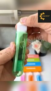 CAG SHOP Travel Toothbrush Mini Travel Toothbrush Kit Folding Toothbrush Comes with a Toothbrush Box for Travel Camping School Home Business Trip