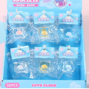 New Year Crystal Squeezable Stress Relief Toy Qing Yi Fang Cat Shaped Ice Cube Toy for Children above 6 Years Old from China