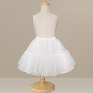 Đầm Lolita 35cm Hàng Ngày Bốn Lớp Không Xương Vải Mềm Cạp Cao Cho Bé Gái Mùa Hè 2023 Đầm Ngắn Xếp Ly Bên Trong