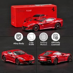 Red Ferrari F12tdf Collectible Model Car 1:64
