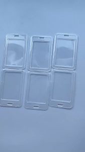 5 PCSล้างฝาพับรถประจำทางแขนบัตรพลาสติกป้องกันแขนเสื้อทำงานบัตรธนาคาร