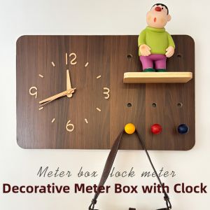 Meter Box Concealment Wall Clock Painting