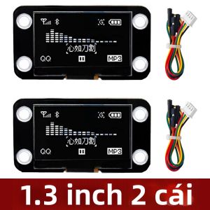 Mô-đun Màn Hình OLED Trắng 096 Inch/13 Inch 128x64 SSD1306 SH1106 Tương Thích Với Màn Hình LCD Arduino IIC Có Dây/đầu Nối