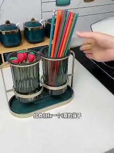 Set 5 đôi đũa kiểu Nhật bằng sợi thủy tinh chống trượt phân chia thanh viên gia đình độc đáo 24.3cm