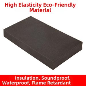 SANQIANG | High-Density Black Flame-Retardant Soundproofing Shock-Absorbing Sponge Pad