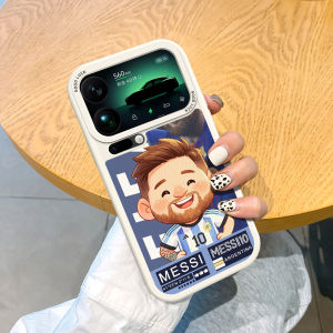 MOBAOKE | Football Players Q Version Xiaomi Mobile Shell Anti-drop Leather Case