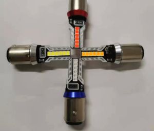 Stop cob gepeng 12 led super terang Dc 12v