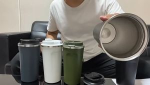 Mug Kopi 500ML Tahan Panas dan Dingin Stainless Steel Tahan Panas 6 Jam