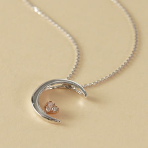 Chow Sang Sang 周生生 Love Decode 18K Gold Diamond Heart Necklace 89634U