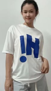 เสื้อยืดผ้าฝ้ายสีพื้นแขนสั้นแฟชั่นเกาหลี สำหรับทุกเพศ สวมใส่สบาย