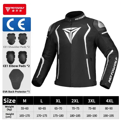 MOTOWOLF | Fall Resistant Breathable Motorcycle Jacket