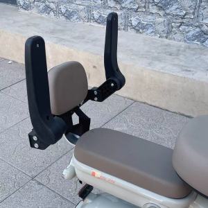 Foldable Electric Vehicle Child Seat Safety Barrier Baby Anti-Fall Adjustable Waterproof Rotatable Rear Mounted Kids Seat