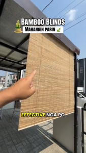 Native Real Bamboo Roll Up Window Blinds Bamboo Blinds Bamboo Curtain High quality Bamboo Roller Blinds for outdoor&indoor Mold-proof Waterproof 60-180cm