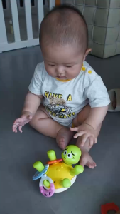 [KÈM SẠC - CHẤT LƯỢNG] Đồ chơi Rùa nhà tắm sạc pin phun nước 360 độ cho bé đi biển hồ bơi Đồ chơi Giáo dục sớm Q5Y