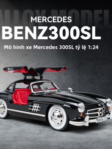 Xe Ô Tô Mô Hình Mercedes-Benz 300SL Hợp Kim Kim Loại Cổ Điển