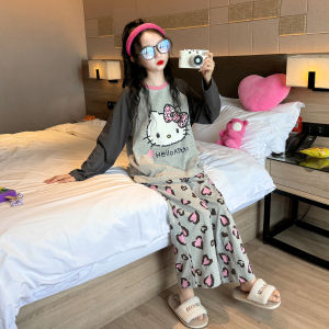 Girls Cotton Pajamas Short Sleeve Home Clothes Summer Outfit Child Home Suit Pure Cotton Comfortable Sleepwear for Kids