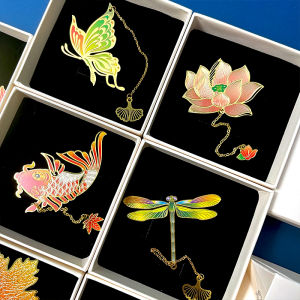Teachers Day Gift Male Student Practical Metal Bookmark Creative Gift Box Traditional Chinese Style Graduation Season Special