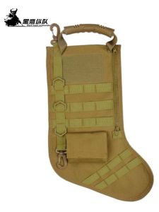 ถุงเท้าขุนช้างส่งของขวัญคริสต์มาส Black Hawk Patrol Christmas Socks Military Theme Santa Claus Decorative Gift Bags