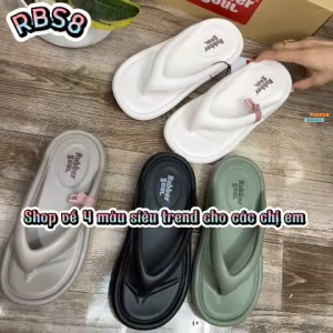 Dép nữ xỏ ngón Thái Lan chất cao su non đúc nguyên khối êm nhẹ chống trơn RubberSoul RBS - 8