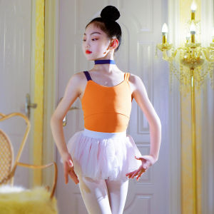 Childrens Ballet Dance Uniforms Summer New Style Female Kids Gymnastics Outfit Toddler Physique Practice Costume Qvei Brand
