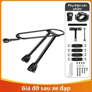 NEWBOLER | Giá Để Hành Lý Xe Đạp Bằng Hợp Kim Nhôm Có Thể Điều Chỉnh Giá Để Phía Sau Xe Đạp Đa Năng Túi Gắn Phuộc Trước Dành Cho Xe Đạp Địa Hình