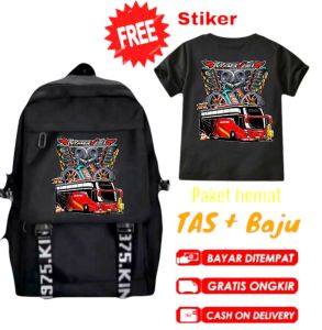 Tas Ransel anak laki laki  SD TK karakter bus viral telolet RATU Pandora