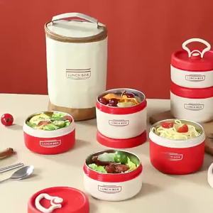Microwave Heating Multi-layer Insulated Lunch Box