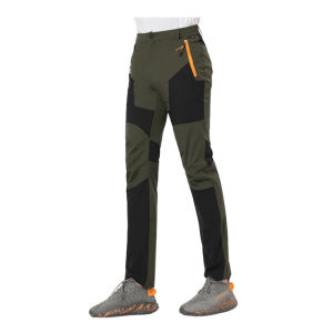 TRVLWEGO Men Hiking Camping Pants Wear-Resistant Quick Dry Anti-UV Pant Waterproof Elastic 5XL Climbing Trekking Summer Trousers