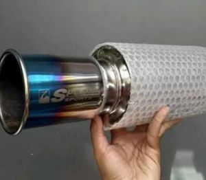 Knalpot mobil Spoon Sport type suara bass adem empuk full stainles cocok untuk semua jenis mobil l300 pickup avanza ayla agya baleno honda biro honda jazz kijang panther grandmax DLL bahan bakar Solar dan Bensin