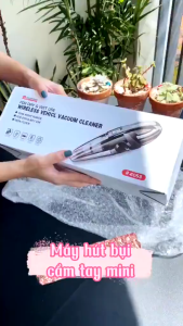Máy Hút Bụi Cầm Tay Không Dây 5IN1 Lực Hút 18000PA Siêu Khỏe Công Suất 120W Hút bụi cầm tay không dây khoẻ