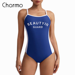 Charmo Womens Guard Adjustable Strap One Piece Swimsuit Athletic Bathing Suit Swimwear