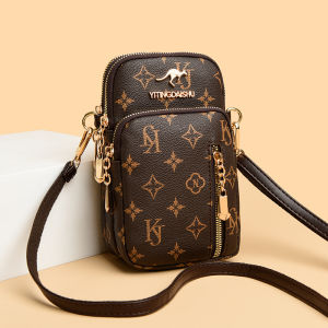 Túi Đeo Chéo Da Nhẹ Thời Trang Cho Nữ Túi Đựng Điện Thoại Di Động Túi Đeo Vai Đơn Túi Đựng Đồ Nhỏ Đa Năng Túi Đựng Đồ Nhỏ Nhiều Lớp