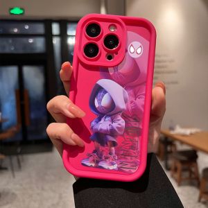 Compatible with iphone 14 Pro Max Phone Case Cool Spider-Man 12 13 14 15 11 Pro Max Casing silicone xr xs Max 7 8 Plus