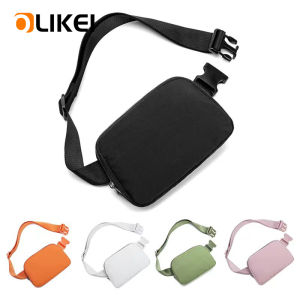 Olikei Lulu Thể Thao Túi đeo thắt lưng ni lông chống thấm nước Túi đeo chéo thời trang túi đeo chéo đa năng chạy ngoài trời Túi đeo thắt lưng Túi đoe chéo cho nữ nam giới