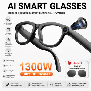 2026 Smart Glasses 1300W Ultra HD Camera Video Shooting Recording Pen Al Translation Al Large Model Bluetooth 5.4 Smart Glasses