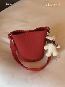 CHIO‘2ND | Fashionable Womens Bucket Bag Red