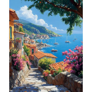 Jigsaw Puzzle 500/1000/1200/2000PCS Town Landscape Paper Puzzle Relaxing Game Home Decor Gift