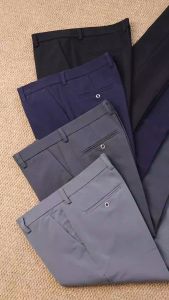 Quần Tây Nam Body NAKIMEX Màu Xám Đậm Chất Vải Cao Cấp Co Giãn Phù Hợp Công Sở Size Từ 28 Đến 37