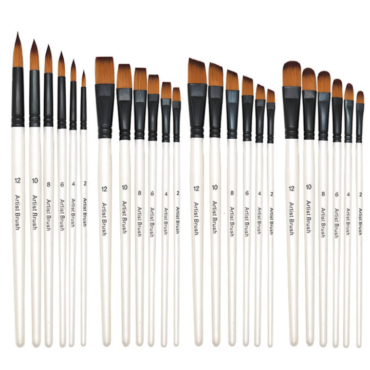 6pcs Artist Paint Brushes Set Artist Paintbrushes For Acrylic Oil ...