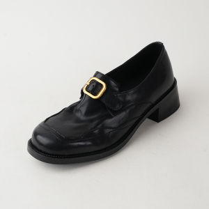 Womens Thick Bottom Loafers Spring Autumn Top Layer Cowhide Genuine Leather Retro British Style Soft Leather Shoes Fashionable Casual Flats