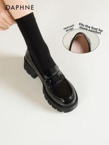 Daphne | Spring Thick-soled Loafer Shoes Slip-on and Versatile  Coarse Heels