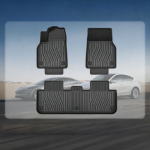 QUEES | Full TPE Car Mats for Tesla Model 3/Model Y
