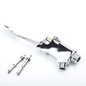 【OURHOMESSTORE】 1pc Foot Pedal Control Tap Copper+304 Stainless Steel Faucet/Vertical Basin Switch Kitchen Sink Water Tap 【NEW】