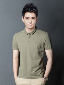 ROMON | Lomond Mens Short Sleeve T-Shirt Summer Thin Business Casual Loose Ice Silk Linen Half Sleeve Collared Polo Shirt Fashion Urban Style