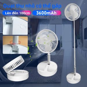 Quạt Để Bàn Có Thể Gập Lại Bằng Kính Thiên Văn Máy Tuần Hoàn Không Khí Làm Mát Di Động Có Thể Sạc Lại Cho Văn Phòng Tại Nhà Ký Túc Xá Quạt Sàn Bàn