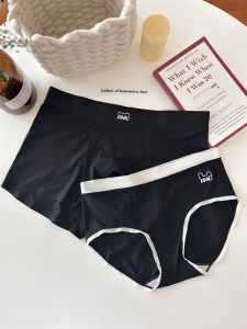 Ice Silk Couple Underwear Men Women Seamless Summer New Style Breathable Nylon Briefs Comfortable Underpants for Couples