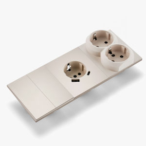 Skin Sensation USB A+C Power Sockets Button Light Switch Integrated Panel Skin Feel Paint Embedded Wall Socket DIY Combination