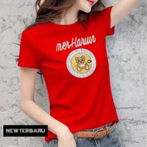 BAYAR DI TEMPAT(COD)-Kaos Terbaru PANDA Kaos Branded Premium Kaos import Terkeren Kaos wanita Dewasa kaos Wanita Distro terbaru Atasan Kekinian Murah Lengan Pendek Tumblr Tee Casual T-shirt Cotton Combed Tshirt Pakaian Olahraga Santai Remaja