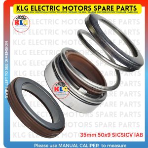 Mechanical seal 35mm 50x9 SICSICV LSB | shaft seal for watwr pump